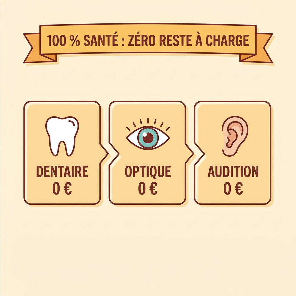 100 % Santé : ce que votre mutuelle rembourse vraiment en 2026 (dentaire, optique, auditif)