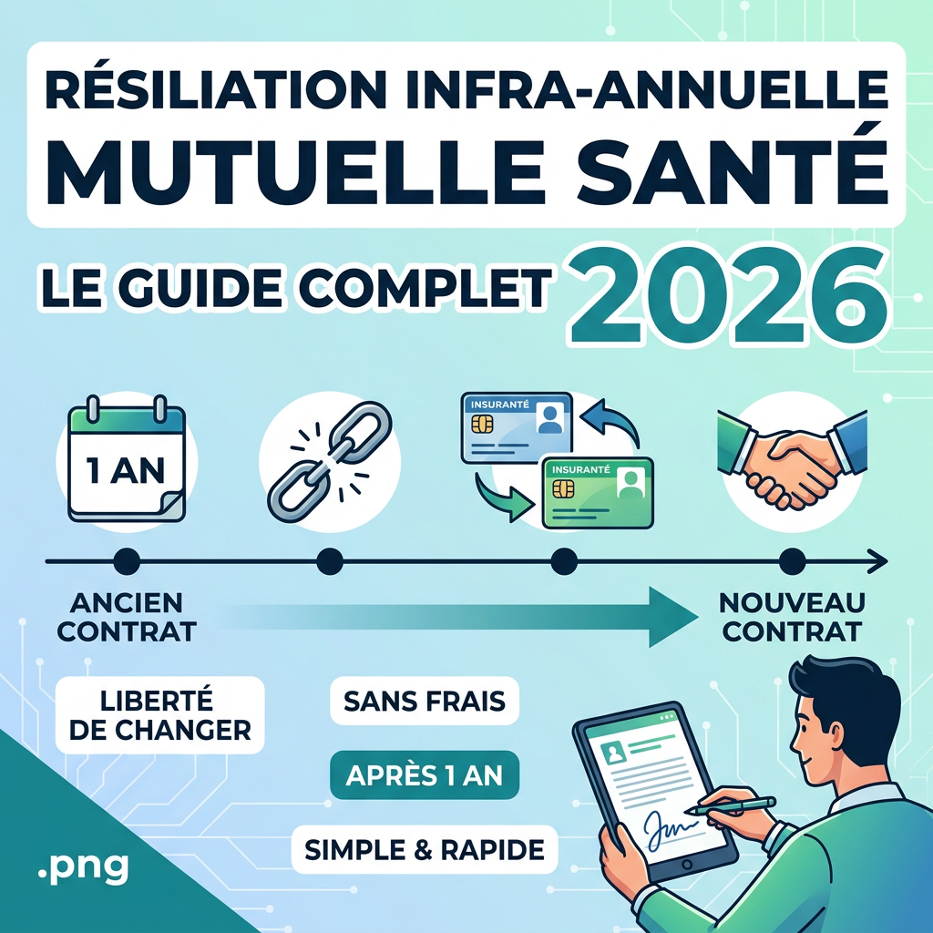 Résiliation infra-annuelle de votre mutuelle santé : le guide complet 2026